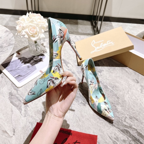 Cheap Christian Louboutin High-heeled shoes For Women #1090150 Replica Wholesale [$98.00 USD] [ITEM#1090150] on Replica Christian Louboutin High-heeled shoes