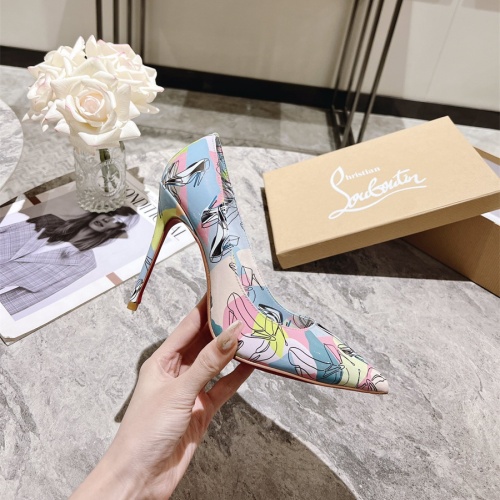 Cheap Christian Louboutin High-heeled shoes For Women #1090151 Replica Wholesale [$98.00 USD] [ITEM#1090151] on Replica Christian Louboutin High-heeled shoes