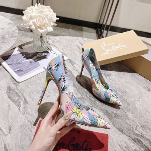 Cheap Christian Louboutin High-heeled shoes For Women #1090151 Replica Wholesale [$98.00 USD] [ITEM#1090151] on Replica Christian Louboutin High-heeled shoes