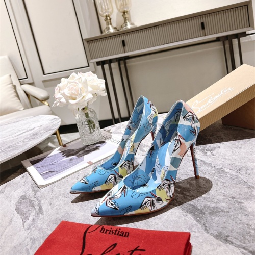 Cheap Christian Louboutin High-heeled shoes For Women #1090152 Replica Wholesale [$98.00 USD] [ITEM#1090152] on Replica Christian Louboutin High-heeled shoes