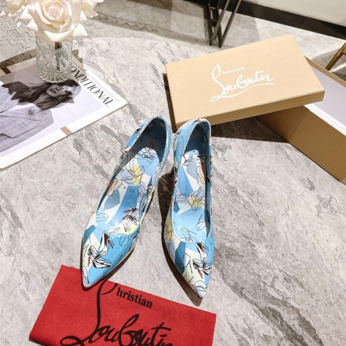Cheap Christian Louboutin High-heeled shoes For Women #1090152 Replica Wholesale [$98.00 USD] [ITEM#1090152] on Replica Christian Louboutin High-heeled shoes