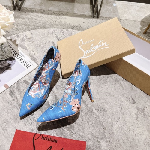 Cheap Christian Louboutin High-heeled shoes For Women #1090164 Replica Wholesale [$98.00 USD] [ITEM#1090164] on Replica Christian Louboutin High-heeled shoes
