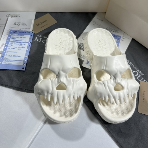 Cheap Alexander McQueen Slippers For Women #1090192 Replica Wholesale [$60.00 USD] [ITEM#1090192] on Replica Alexander McQueen Slippers