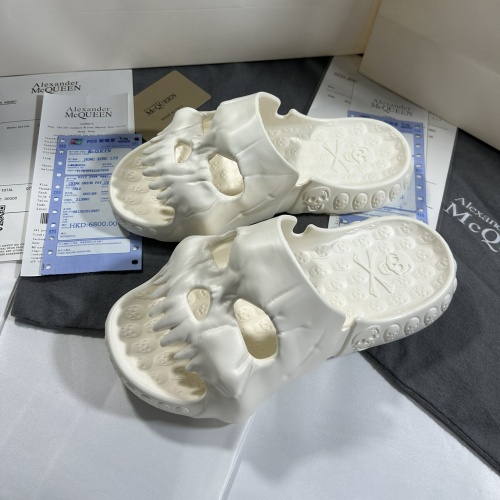 Cheap Alexander McQueen Slippers For Women #1090192 Replica Wholesale [$60.00 USD] [ITEM#1090192] on Replica Alexander McQueen Slippers