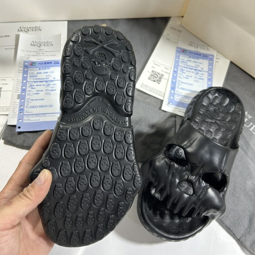 Cheap Alexander McQueen Slippers For Men #1090195 Replica Wholesale [$60.00 USD] [ITEM#1090195] on Replica Alexander McQueen Slippers