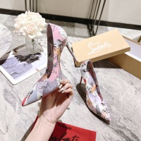 Cheap Christian Louboutin High-heeled shoes For Women #1090147 Replica Wholesale [$98.00 USD] [ITEM#1090147] on Replica Christian Louboutin High-heeled shoes