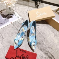 Cheap Christian Louboutin High-heeled shoes For Women #1090152 Replica Wholesale [$98.00 USD] [ITEM#1090152] on Replica Christian Louboutin High-heeled shoes