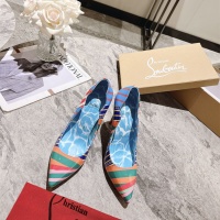 Cheap Christian Louboutin High-heeled shoes For Women #1090163 Replica Wholesale [$98.00 USD] [ITEM#1090163] on Replica Christian Louboutin High-heeled shoes