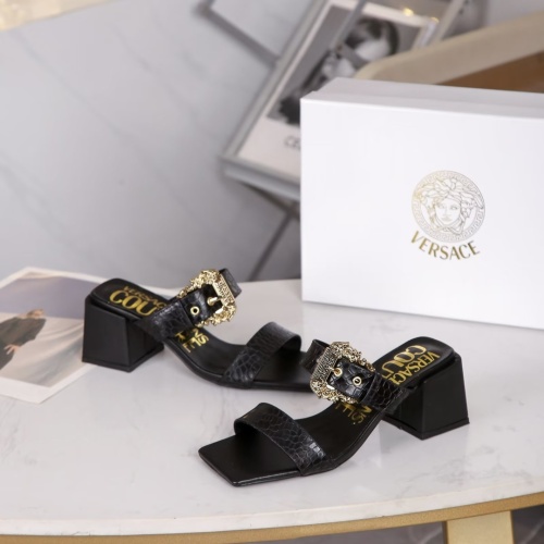 Cheap Versace Slippers For Women #1090497 Replica Wholesale [$82.00 USD] [ITEM#1090497] on Replica Versace Slippers