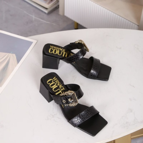 Cheap Versace Slippers For Women #1090497 Replica Wholesale [$82.00 USD] [ITEM#1090497] on Replica Versace Slippers