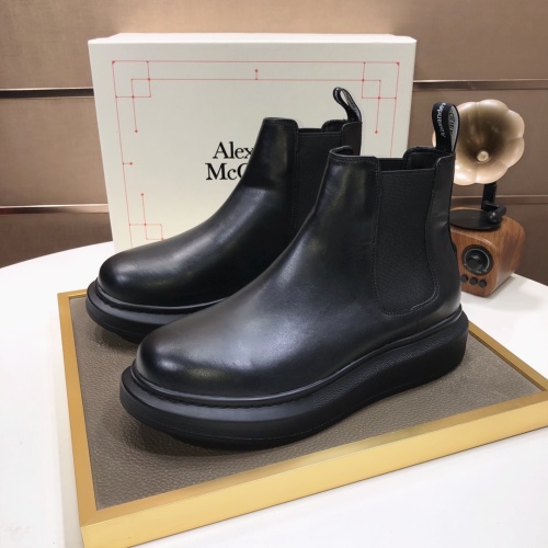 Cheap Alexander McQueen Boots For Men #1090962 Replica Wholesale [$88.00 USD] [ITEM#1090962] on Replica Alexander McQueen Boots