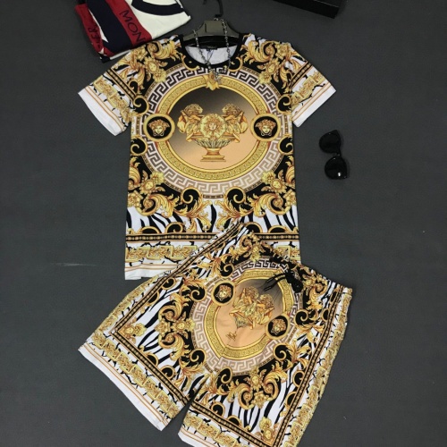 Cheap Versace Tracksuits Short Sleeved For Men #1091339 Replica Wholesale [$60.00 USD] [ITEM#1091339] on Replica Versace Tracksuits