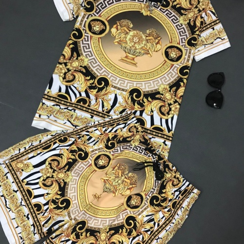 Cheap Versace Tracksuits Short Sleeved For Men #1091339 Replica Wholesale [$60.00 USD] [ITEM#1091339] on Replica Versace Tracksuits