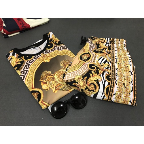 Cheap Versace Tracksuits Short Sleeved For Men #1091339 Replica Wholesale [$60.00 USD] [ITEM#1091339] on Replica Versace Tracksuits