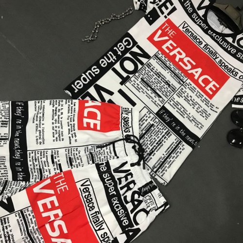 Cheap Versace Tracksuits Short Sleeved For Men #1091341 Replica Wholesale [$60.00 USD] [ITEM#1091341] on Replica Versace Tracksuits
