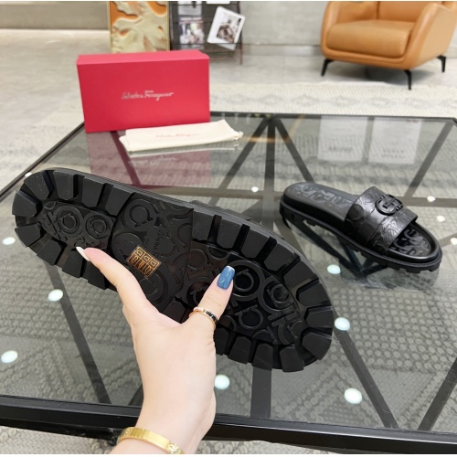 Cheap Salvatore Ferragamo Slippers For Men #1091464 Replica Wholesale [$56.00 USD] [ITEM#1091464] on Replica Salvatore Ferragamo Slippers