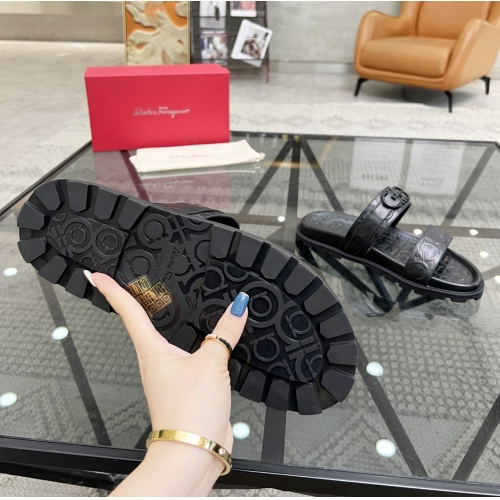 Cheap Salvatore Ferragamo Slippers For Men #1091467 Replica Wholesale [$56.00 USD] [ITEM#1091467] on Replica Salvatore Ferragamo Slippers