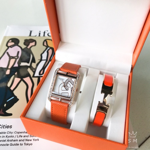 Cheap Hermes Watches For Women #1091983 Replica Wholesale [$34.00 USD] [ITEM#1091983] on Replica Hermes Watches