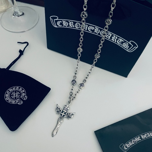 Cheap Chrome Hearts Necklaces #1092368 Replica Wholesale [$60.00 USD] [ITEM#1092368] on Replica Chrome Hearts Necklaces