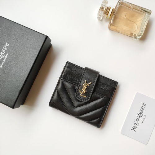 Cheap Yves Saint Laurent AAA Quality Card Case For Women #1093112 Replica Wholesale [$38.00 USD] [ITEM#1093112] on Replica Yves Saint Laurent AAA Wallets