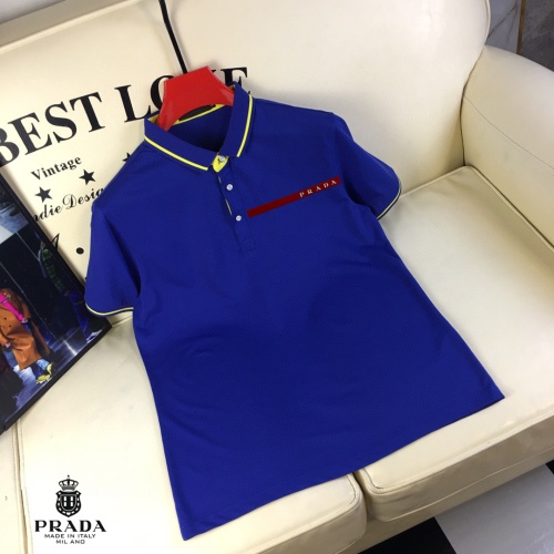 Cheap Prada T-Shirts Short Sleeved For Men #1093520 Replica Wholesale [$29.00 USD] [ITEM#1093520] on Replica Prada T-Shirts