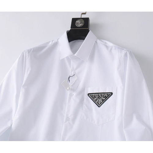 Cheap Prada Shirts Long Sleeved For Men #1093592 Replica Wholesale [$48.00 USD] [ITEM#1093592] on Replica Prada Shirts