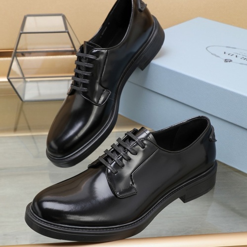 Cheap Prada Leather Shoes For Men #1093624 Replica Wholesale [$125.00 USD] [ITEM#1093624] on Replica Prada Leather Shoes