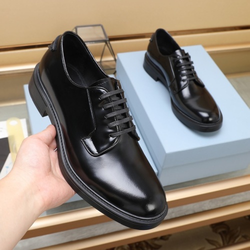 Cheap Prada Leather Shoes For Men #1093624 Replica Wholesale [$125.00 USD] [ITEM#1093624] on Replica Prada Leather Shoes