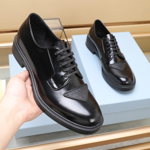 Cheap Prada Leather Shoes For Men #1093630 Replica Wholesale [$125.00 USD] [ITEM#1093630] on Replica Prada Leather Shoes