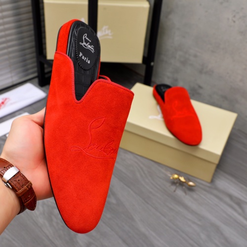 Cheap Christian Louboutin CL Slippers For Men #1093673 Replica Wholesale [$76.00 USD] [ITEM#1093673] on Replica Christian Louboutin CL Slippers