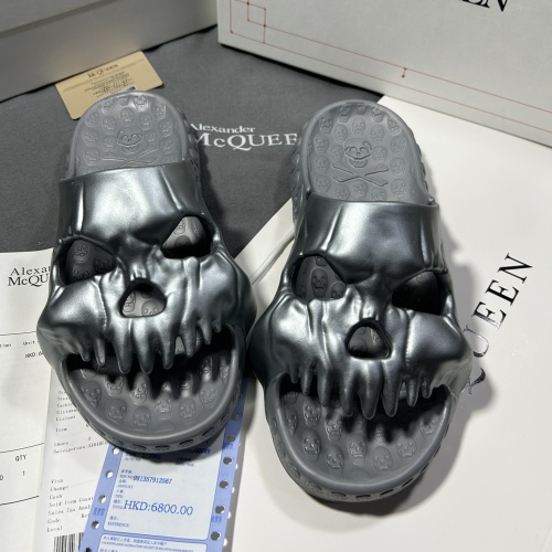 Cheap Alexander McQueen Slippers For Men #1093753 Replica Wholesale [$60.00 USD] [ITEM#1093753] on Replica Alexander McQueen Slippers