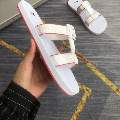Cheap Christian Louboutin CL Slippers For Men #1094007 Replica Wholesale [$52.00 USD] [ITEM#1094007] on Replica Christian Louboutin CL Slippers