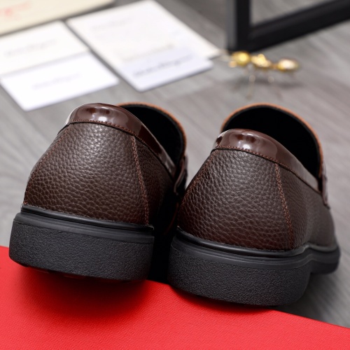 Cheap Salvatore Ferragamo Leather Shoes For Men #1094055 Replica Wholesale [$82.00 USD] [ITEM#1094055] on Replica Salvatore Ferragamo Leather Shoes