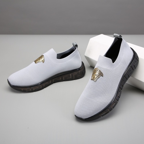 Cheap Versace Casual Shoes For Men #1094790 Replica Wholesale [$85.00 USD] [ITEM#1094790] on Replica Versace Casual Shoes