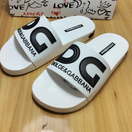 Cheap Dolce &amp; Gabbana D&amp;G Slippers For Women #1094811 Replica Wholesale [$48.00 USD] [ITEM#1094811] on Replica Dolce &amp; Gabbana D&amp;G Slippers
