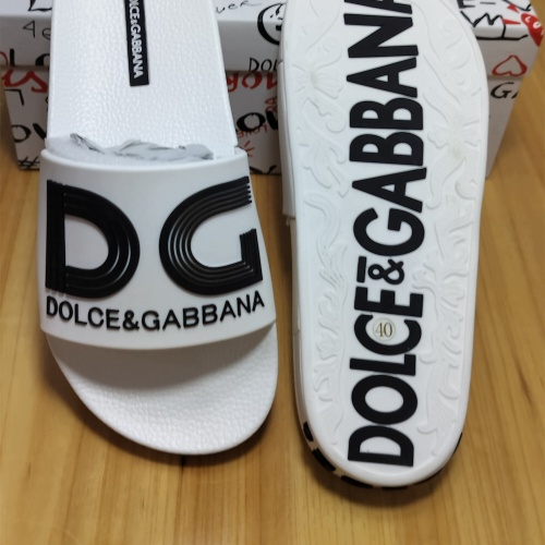 Cheap Dolce &amp; Gabbana D&amp;G Slippers For Women #1094811 Replica Wholesale [$48.00 USD] [ITEM#1094811] on Replica Dolce &amp; Gabbana D&amp;G Slippers