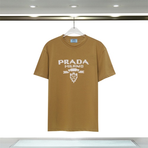 Cheap Prada T-Shirts Short Sleeved For Unisex #1095023 Replica Wholesale [$32.00 USD] [ITEM#1095023] on Replica Prada T-Shirts