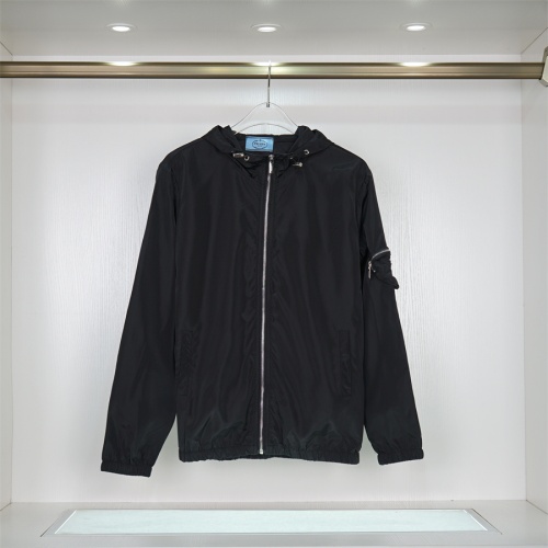 Cheap Prada Jackets Long Sleeved For Men #1095211 Replica Wholesale [$45.00 USD] [ITEM#1095211] on Replica Prada Coat &amp; Jackets
