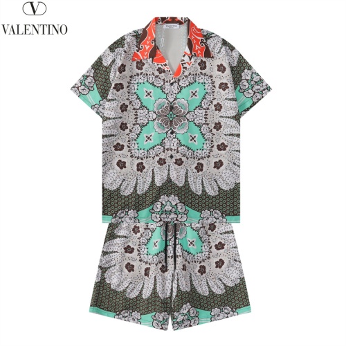 Cheap Valentino Tracksuits Short Sleeved For Men #1095809 Replica Wholesale [$45.00 USD] [ITEM#1095809] on Replica Valentino Tracksuits