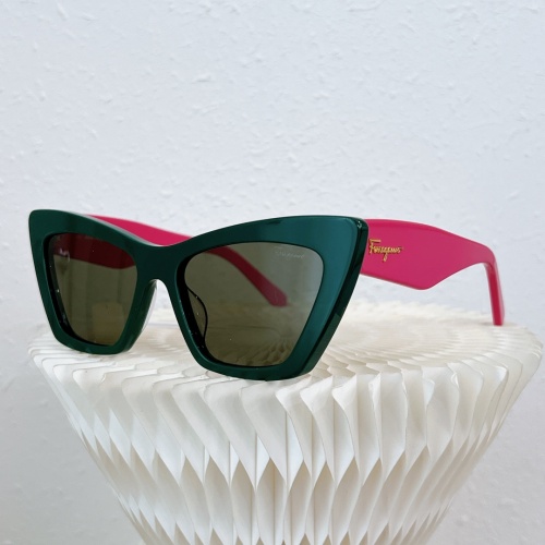 Cheap Salvatore Ferragamo AAA Quality Sunglasses #1096184 Replica Wholesale [$60.00 USD] [ITEM#1096184] on Replica Salvatore Ferragamo AAA Quality Sunglasses