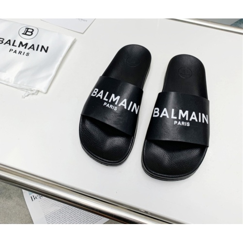 Cheap Balmain Slippers For Women #1096665 Replica Wholesale [$72.00 USD] [ITEM#1096665] on Replica Balmain Slippers