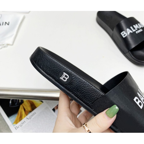 Cheap Balmain Slippers For Women #1096665 Replica Wholesale [$72.00 USD] [ITEM#1096665] on Replica Balmain Slippers