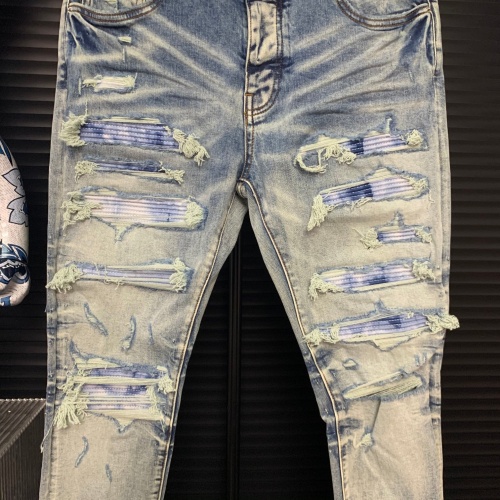 Cheap Amiri Jeans For Men #1096811 Replica Wholesale [$72.00 USD] [ITEM#1096811] on Replica Amiri Jeans