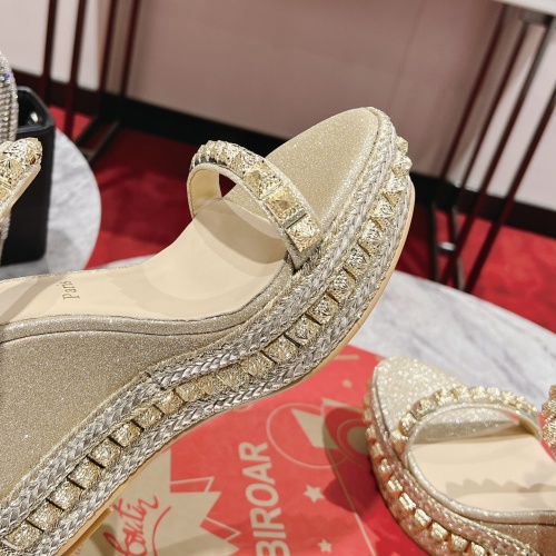 Cheap Christian Louboutin Sandal For Women #1097010 Replica Wholesale [$98.00 USD] [ITEM#1097010] on Replica Christian Louboutin Sandal
