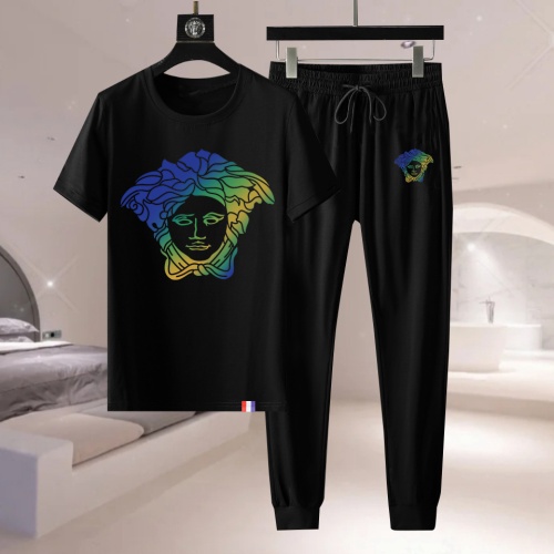 Cheap Versace Tracksuits Short Sleeved For Men #1097064 Replica Wholesale [$76.00 USD] [ITEM#1097064] on Replica Versace Tracksuits