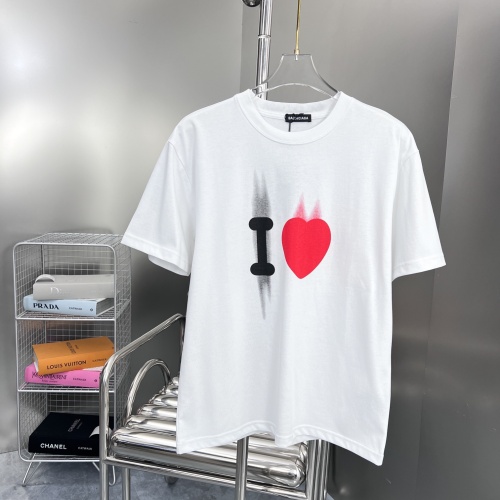 Cheap Balenciaga T-Shirts Short Sleeved For Unisex #1097273 Replica Wholesale [$42.00 USD] [ITEM#1097273] on Replica Balenciaga T-Shirts