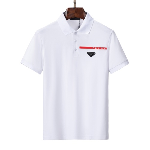 Cheap Prada T-Shirts Short Sleeved For Men #1097365 Replica Wholesale [$32.00 USD] [ITEM#1097365] on Replica Prada T-Shirts