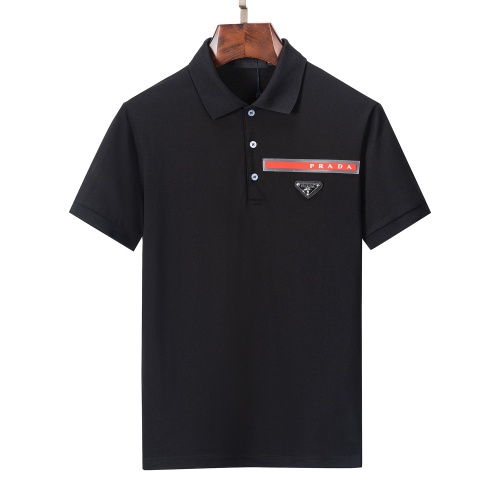Cheap Prada T-Shirts Short Sleeved For Men #1097366 Replica Wholesale [$32.00 USD] [ITEM#1097366] on Replica Prada T-Shirts