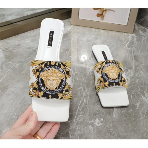 Cheap Versace Slippers For Women #1097940 Replica Wholesale [$64.00 USD] [ITEM#1097940] on Replica Versace Slippers