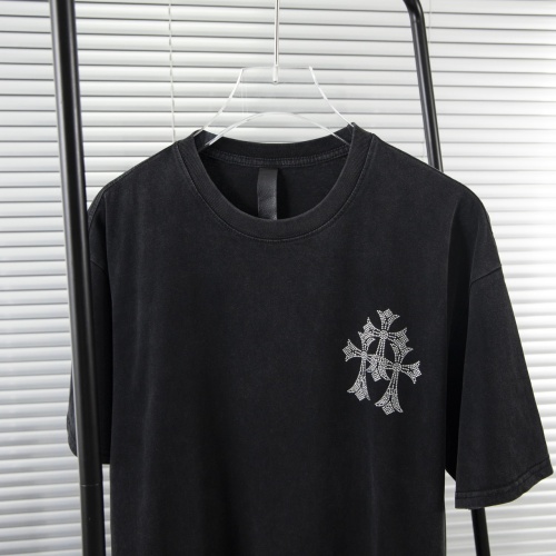 Cheap Chrome Hearts T-Shirts Short Sleeved For Unisex #1097959 Replica Wholesale [$40.00 USD] [ITEM#1097959] on Replica Chrome Hearts T-Shirts